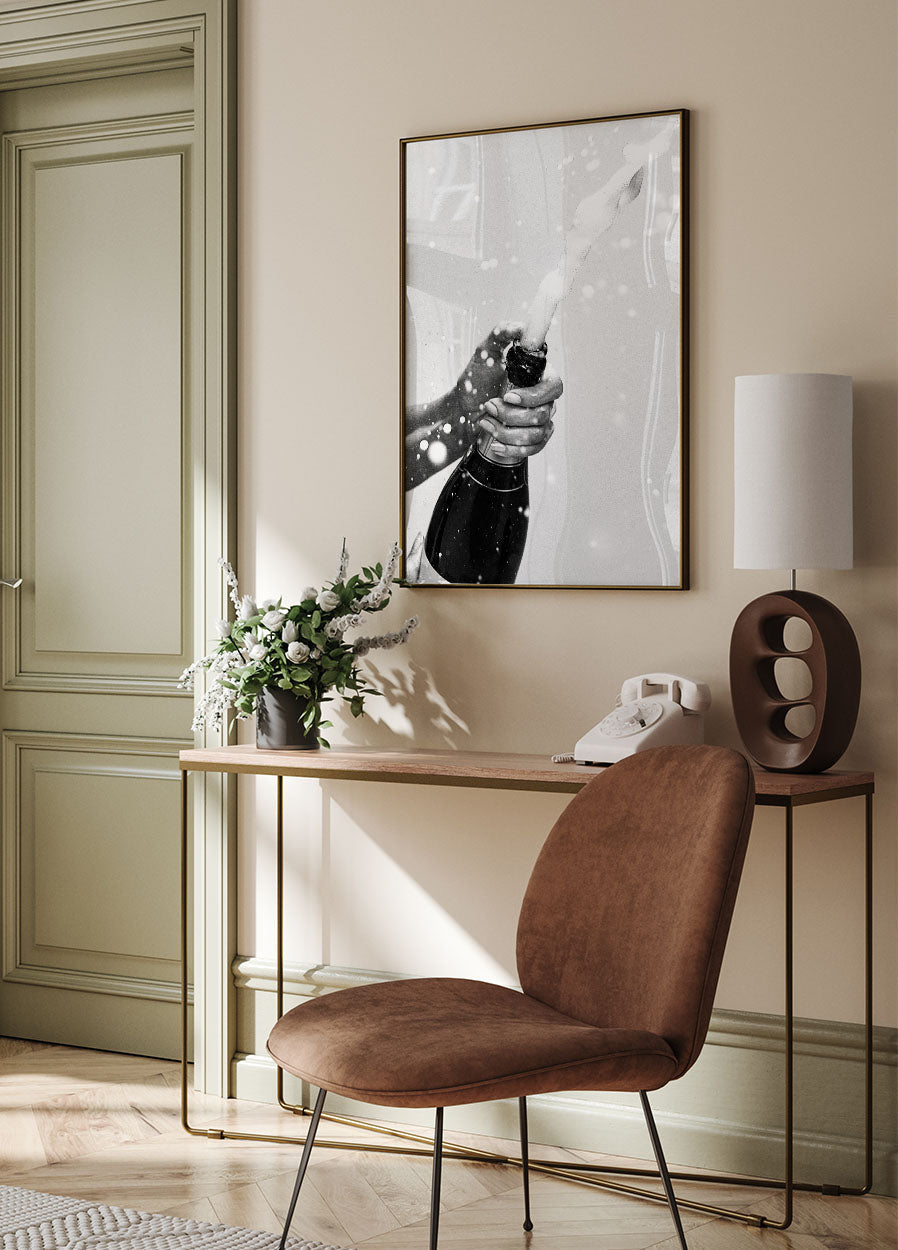 Champagnerflaschen-Poster - Posterbox.no