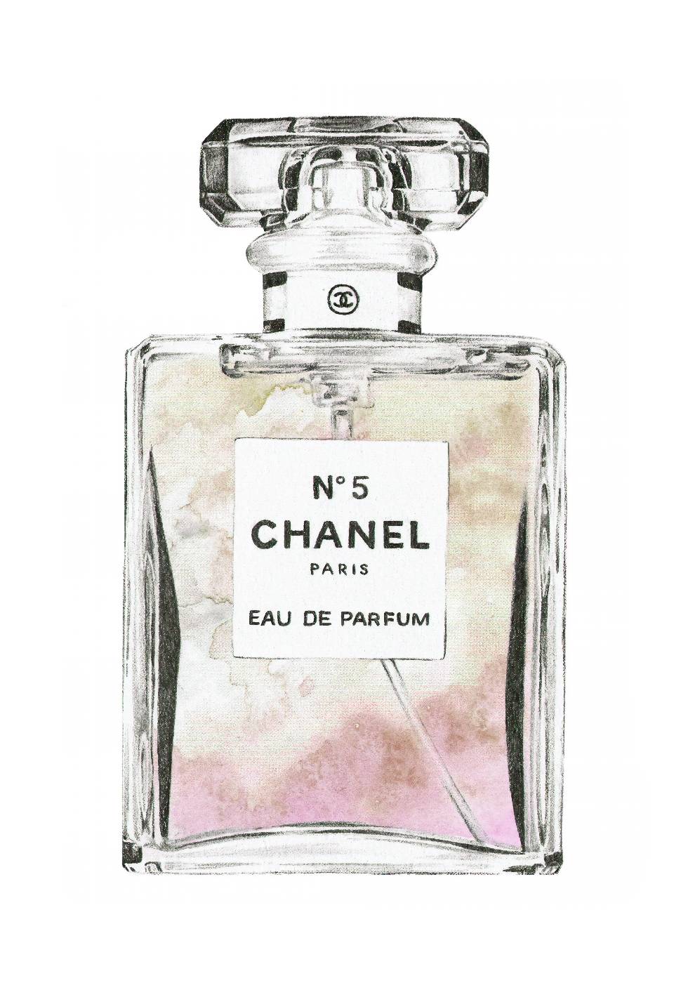 Rosa Parfüm Poster - Posterbox.no