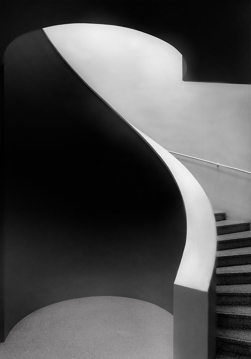 Poster mit GEBOGENEN LINIEN