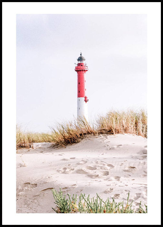 Strand-Leuchtturm-Poster - Posterbox.no