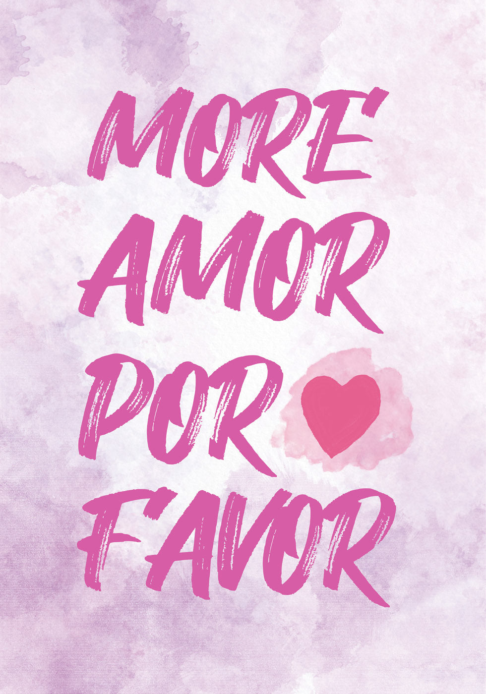 Mehr Amor Por Favor Poster - Posterbox.no
