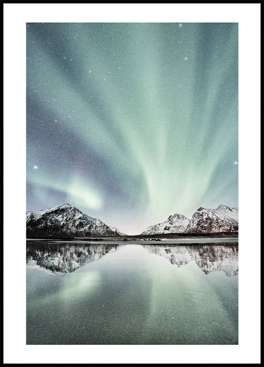 Nordlicht Aurora Borealis Poster - Posterbox.no