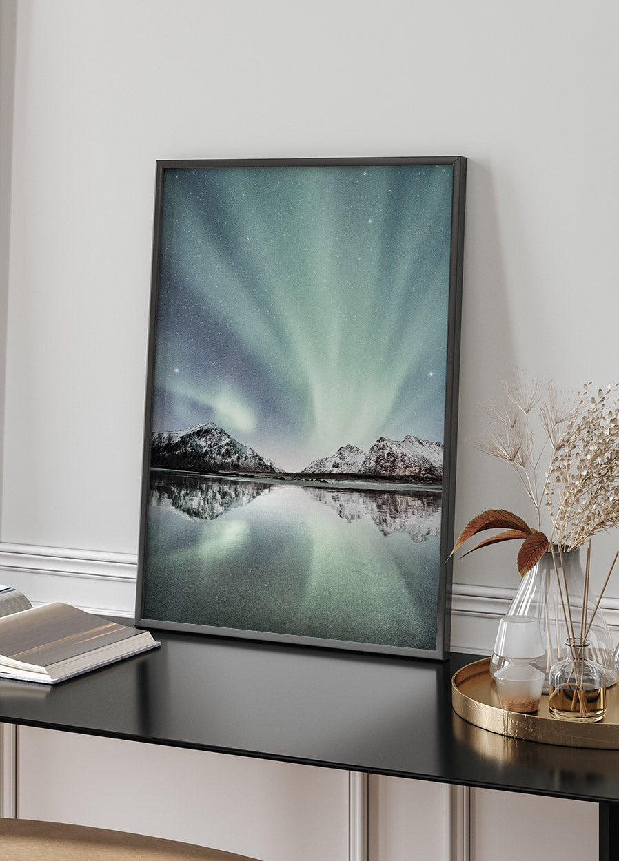 Nordlicht Aurora Borealis Poster - Posterbox.no