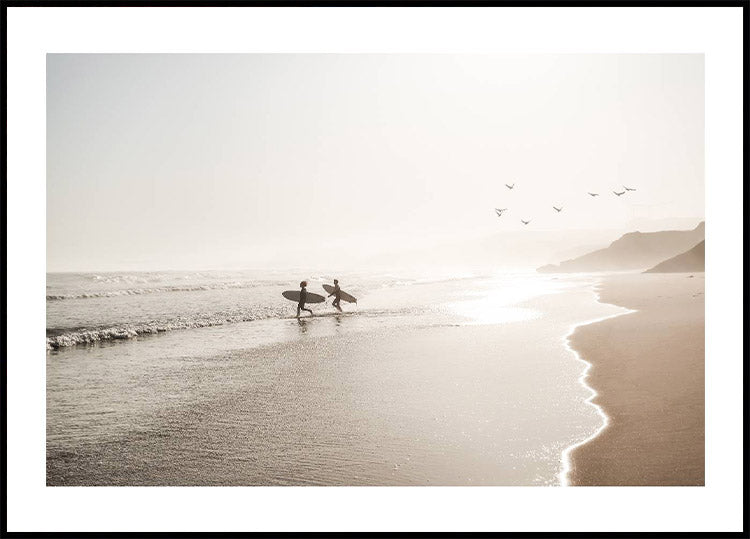 Calm Beach Surf Poster - Posterbox.no