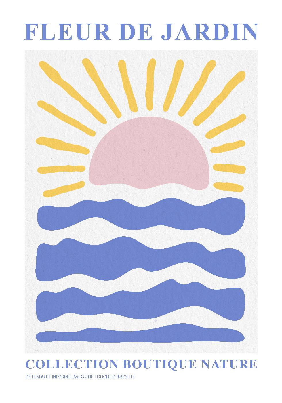 Fleur de Jardin Botanique v1 Poster - Posterbox.no