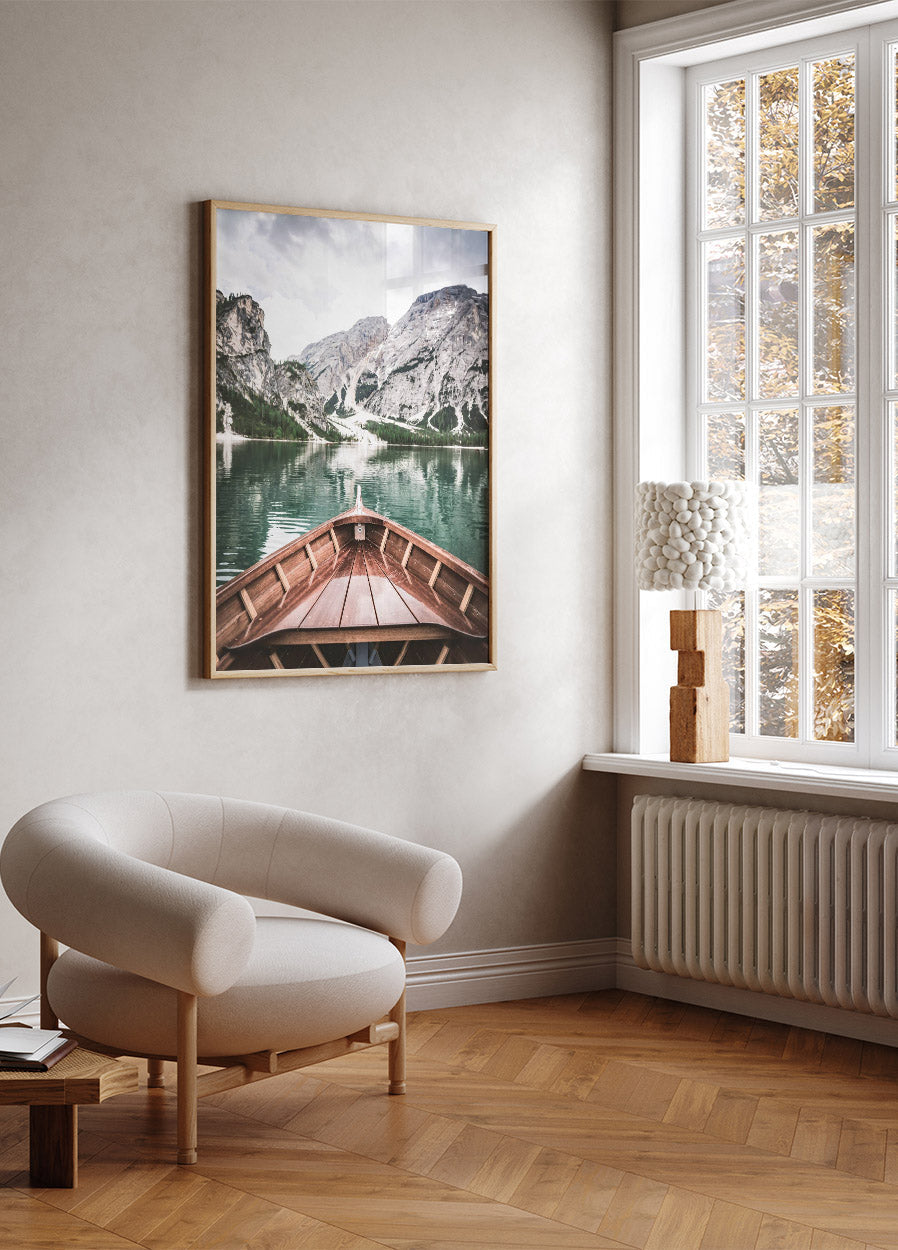 Friedlicher Pragser Wildsee Poster - Posterbox.no