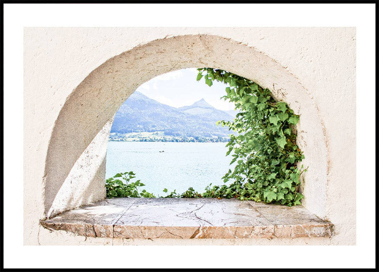 Poster „Meer durchs Fenster“ – Posterbox.no