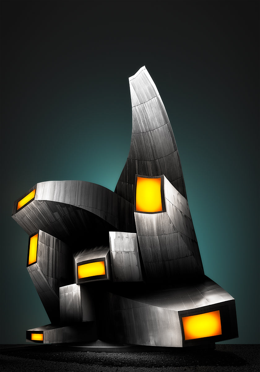 Poster mit seltsamen Formen