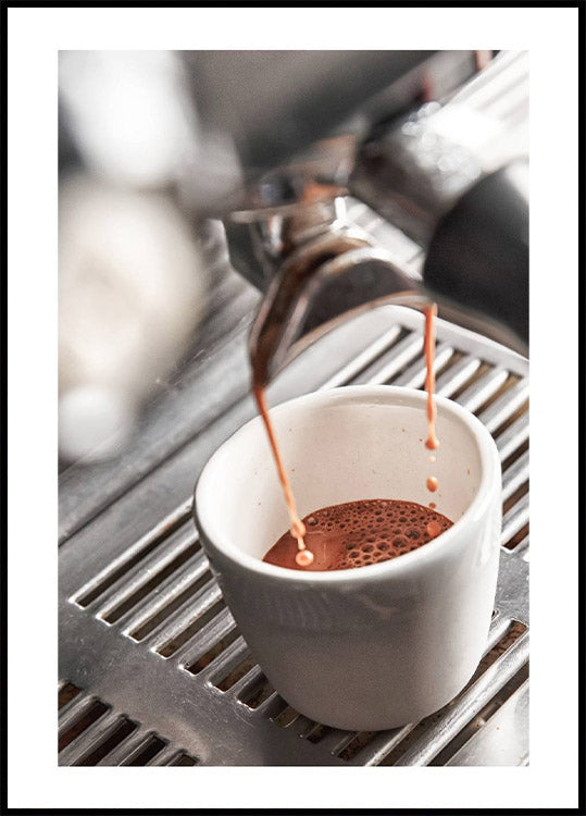 Frisch gebrühter Espresso Poster - Posterbox.no