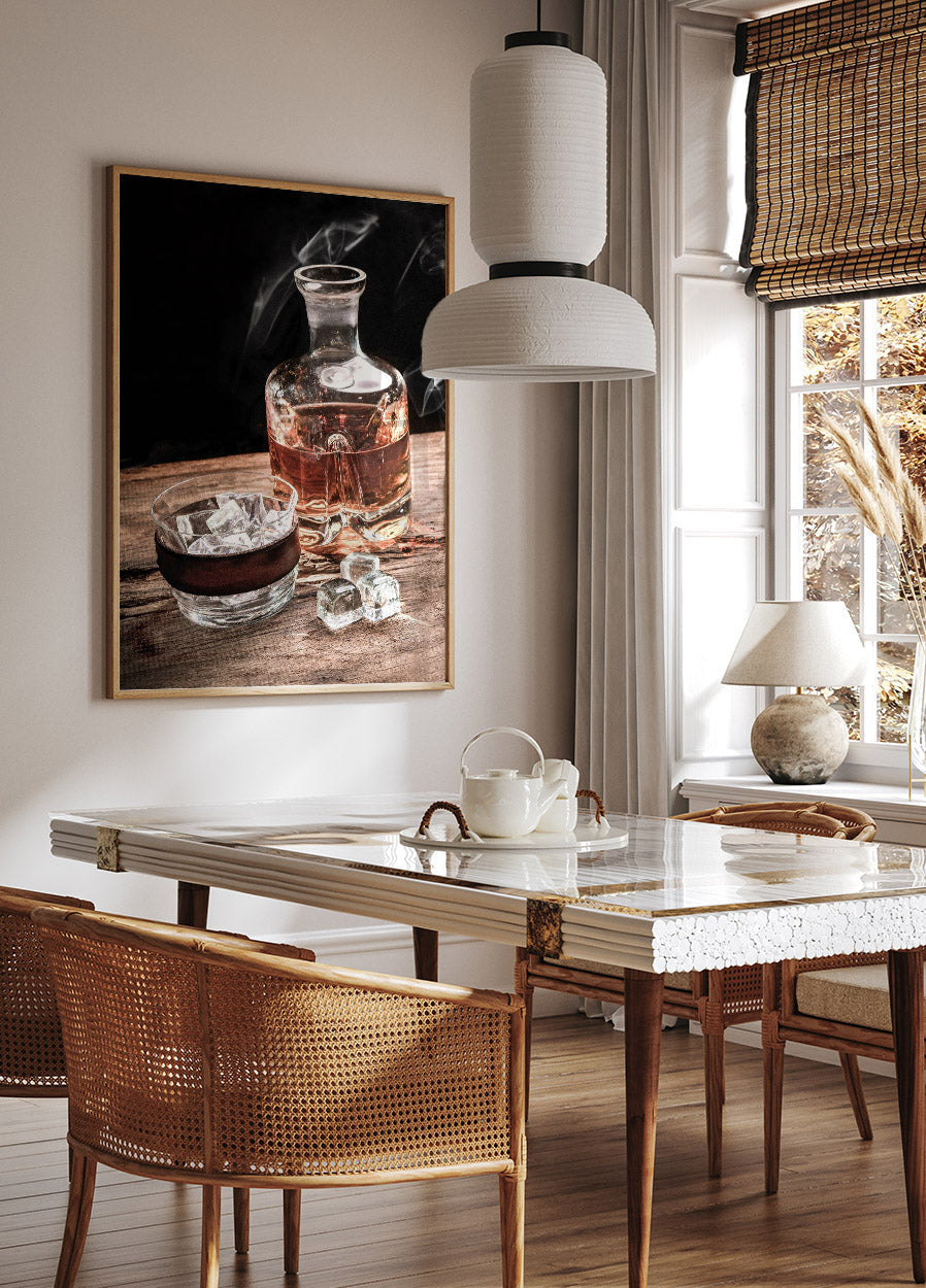 Glas Whisky Poster - Posterbox.no