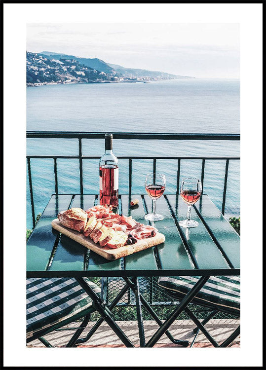 Wein in Italien Balkonposter - Posterbox.no