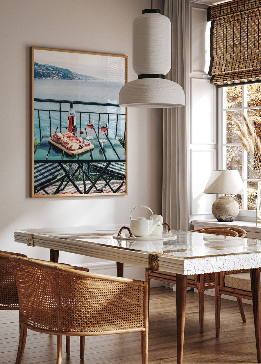 Wein in Italien Balkonposter - Posterbox.no