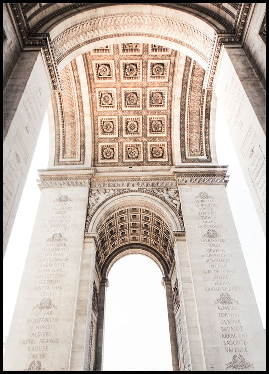 Der Arc de Triomphe in Paris Poster - Posterbox.no