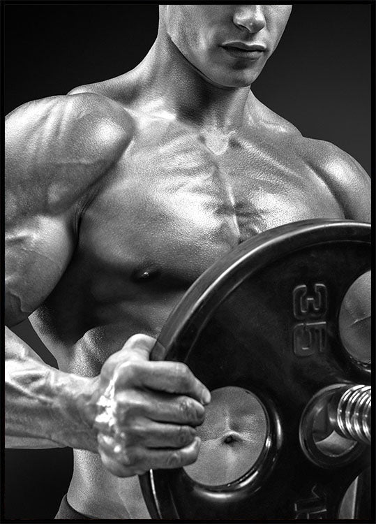 Entfesseln Sie Ihre Kraft mit Krafttraining-Poster – Posterbox.no