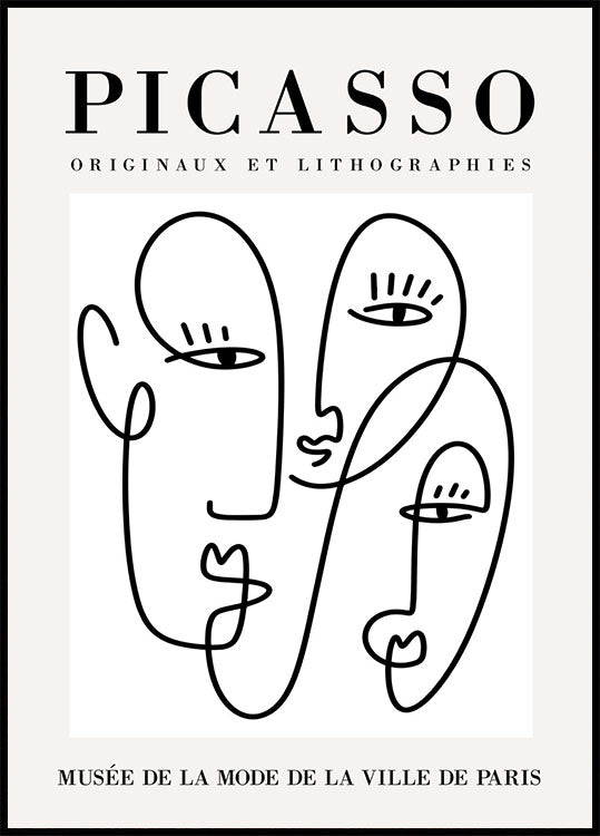 Pablo Picasso - Lithografie-Poster - Posterbox.no