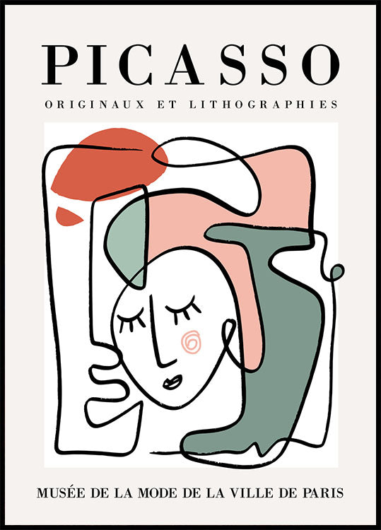 Pablo Picasso - Lithografie-Poster - Posterbox.no