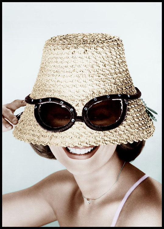 Hut mit Sonnenbrille Poster - Posterbox.no