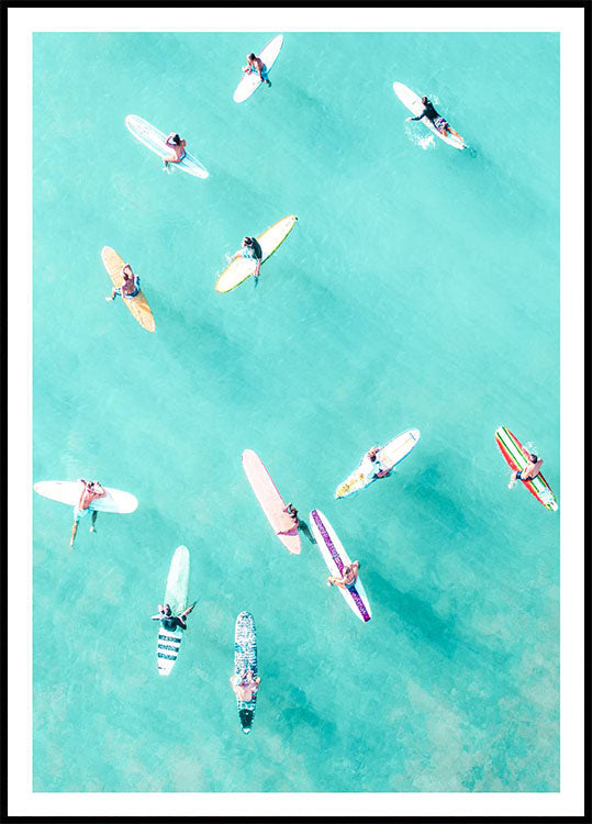 Aerial Surfers Poster - Posterbox.no
