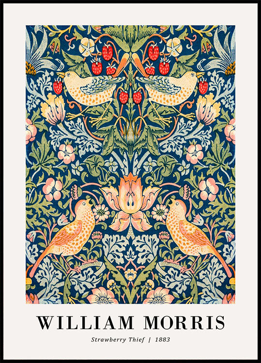William Morris Erdbeerdieb 1883 Poster - Posterbox.no