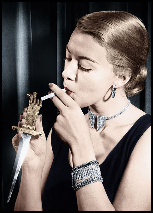 Poster zum Anzünden einer Zigarette - Posterbox.no