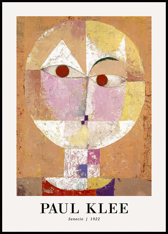 Senecio 1922 von Paul Klee Poster - Posterbox.no