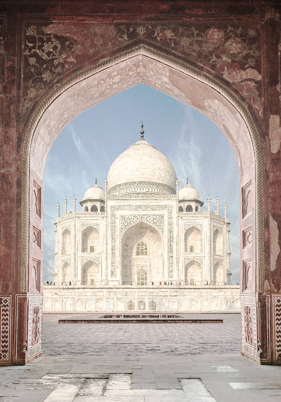 Taj Mahal Indien Agra Arc Poster - Posterbox.no