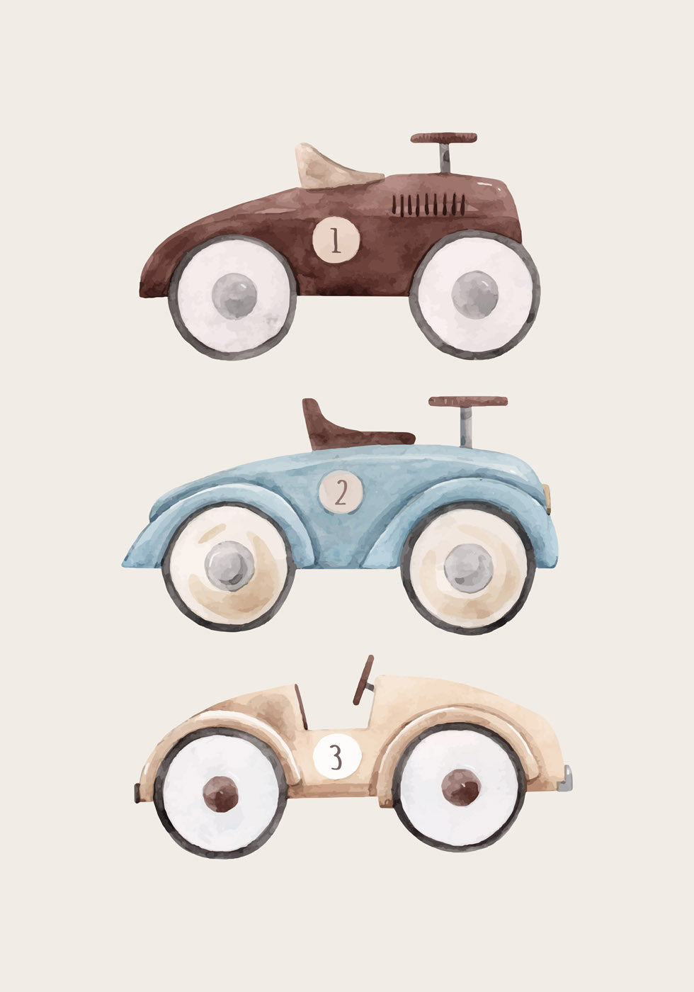 Spielzeugautos Poster - Posterbox.no