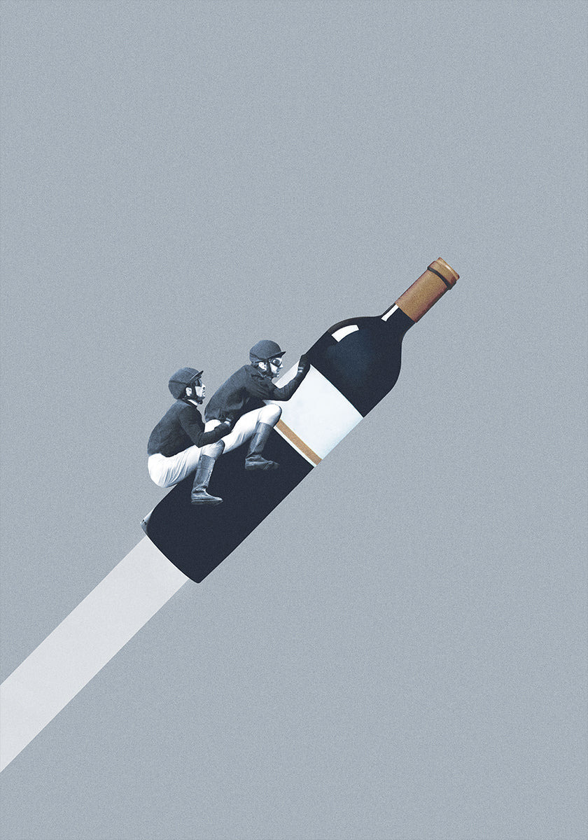 Wir fahren bis zum Morgengrauen Poster