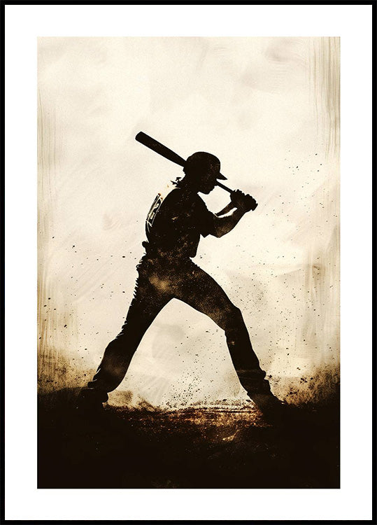 Baseball-Spieler-Poster - Posterbox.dk