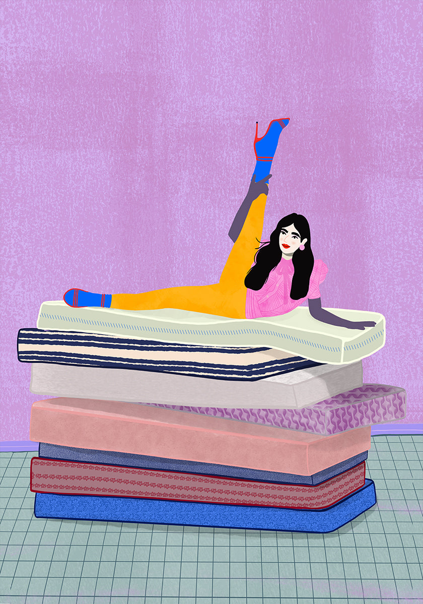 Heben Sie Ihr Bein bis zum Kopf