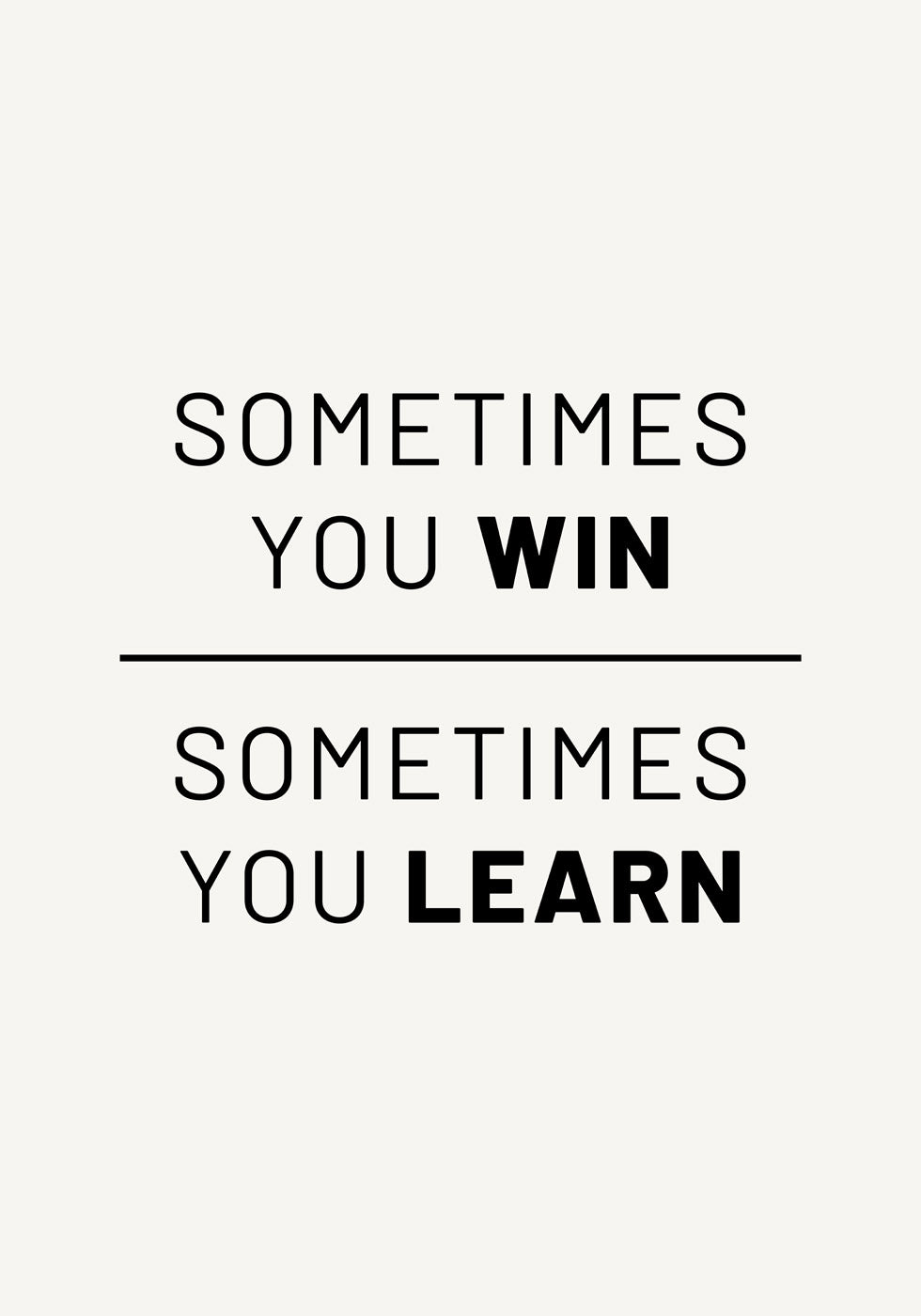 Win and Learn Poster - Posterbox.no