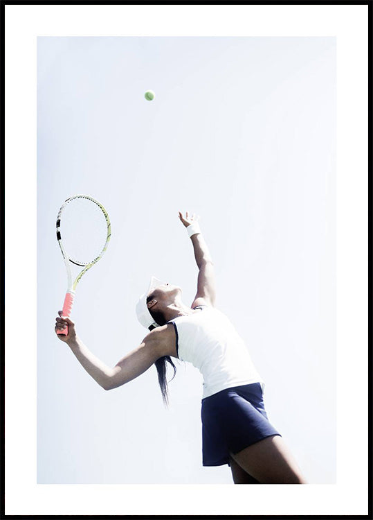 „Ready to Hit Tennis“-Poster - Posterbox.dk