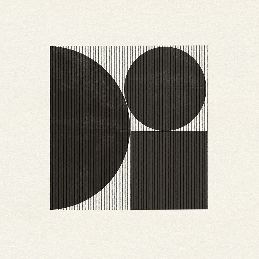 Geometrisches synchrones Poster