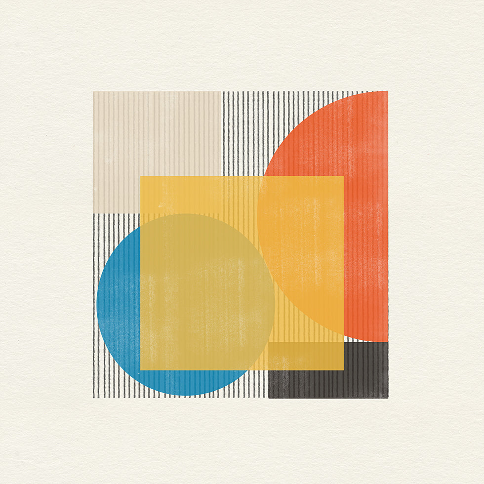 Geometrisches Harmonie-Poster