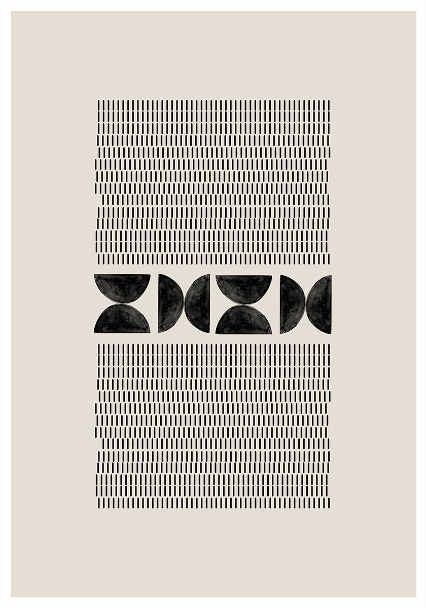 Geometrisches Harmonie-Poster