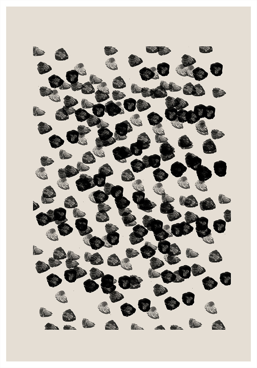 Poster mit verstreuten Eindrücken