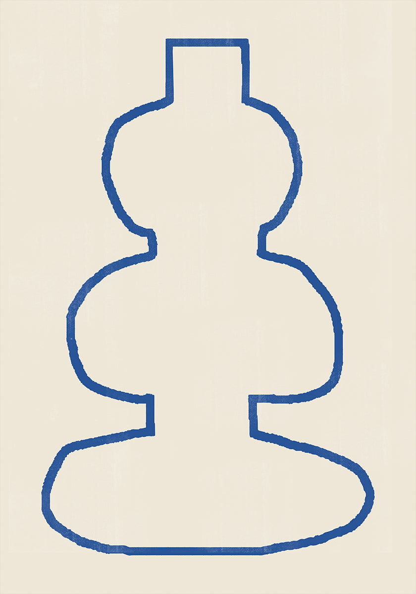 Abstraktes Silhouette-Poster