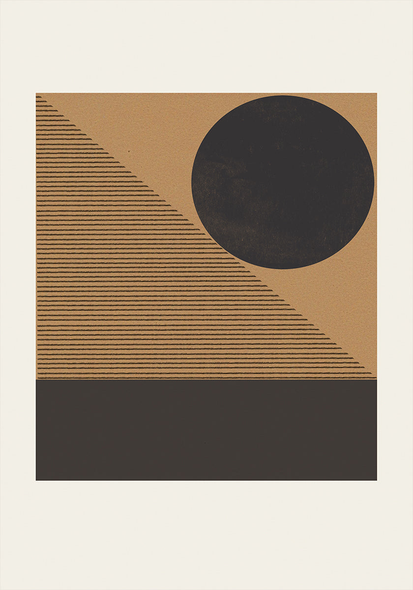 Geometrisches Eclipse-Poster