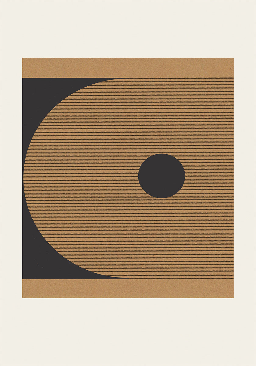 Geometrisches Eclipse-Poster