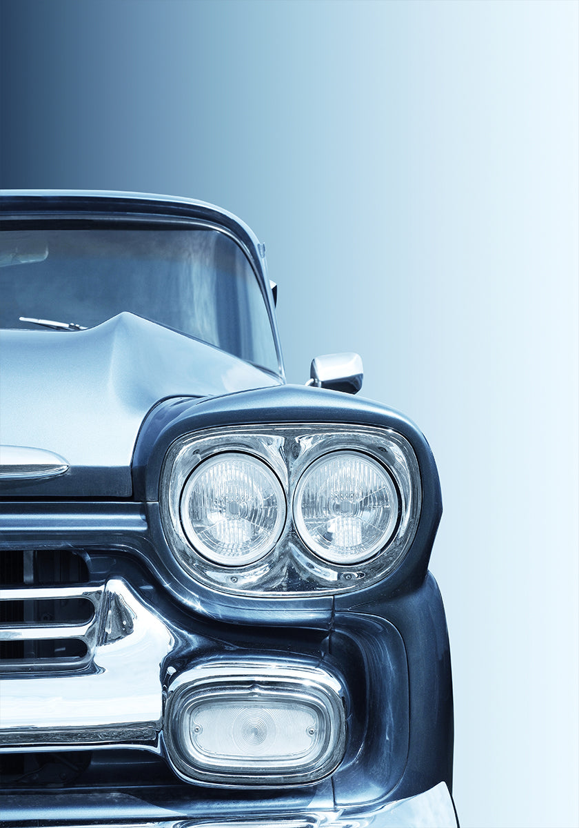 Amerikanisches Oldtimer-Pickup-Apache-Poster aus dem Jahr 1958