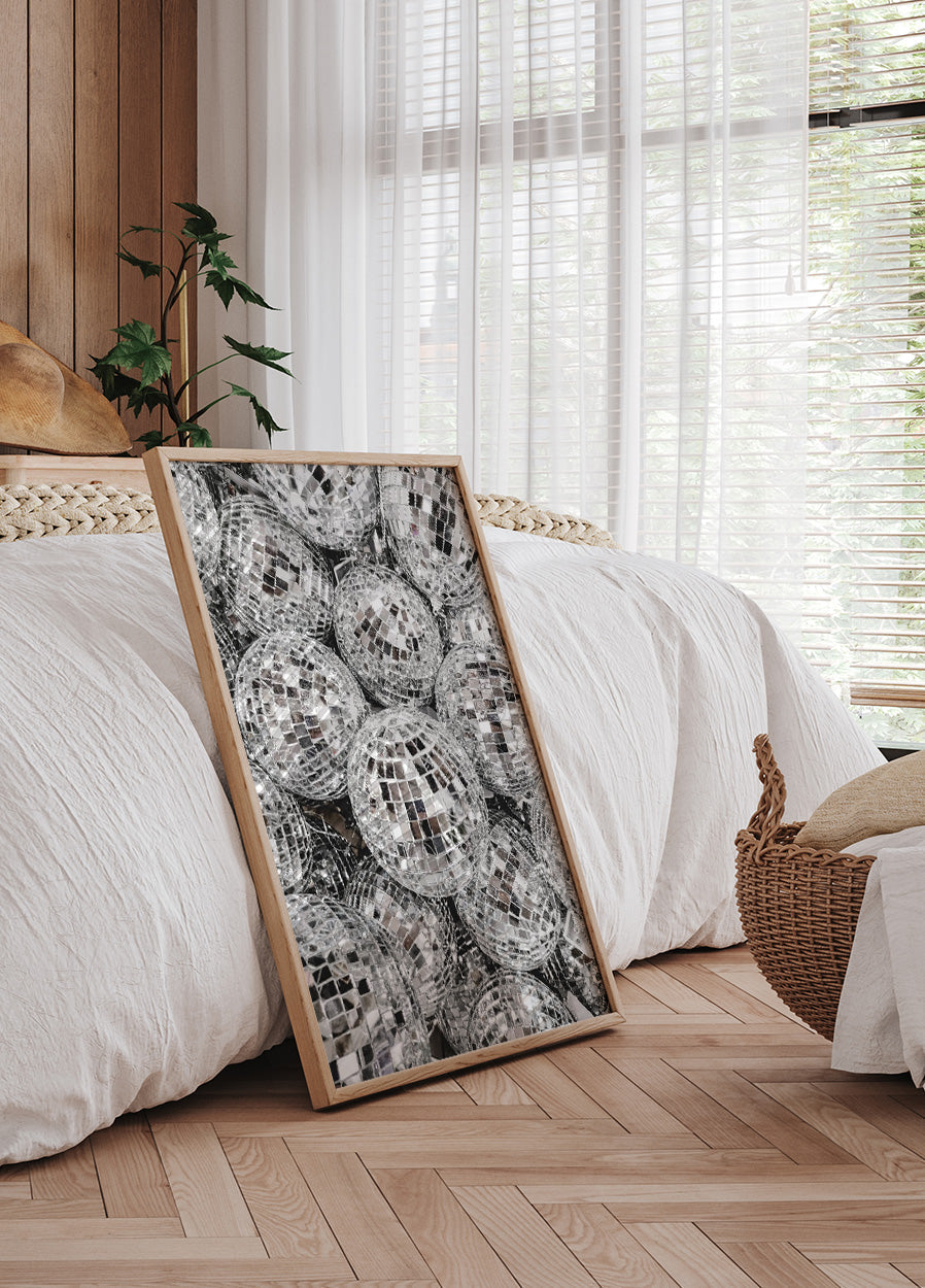 Funky Disco Ball 70er Jahre Poster - Posterbox.no