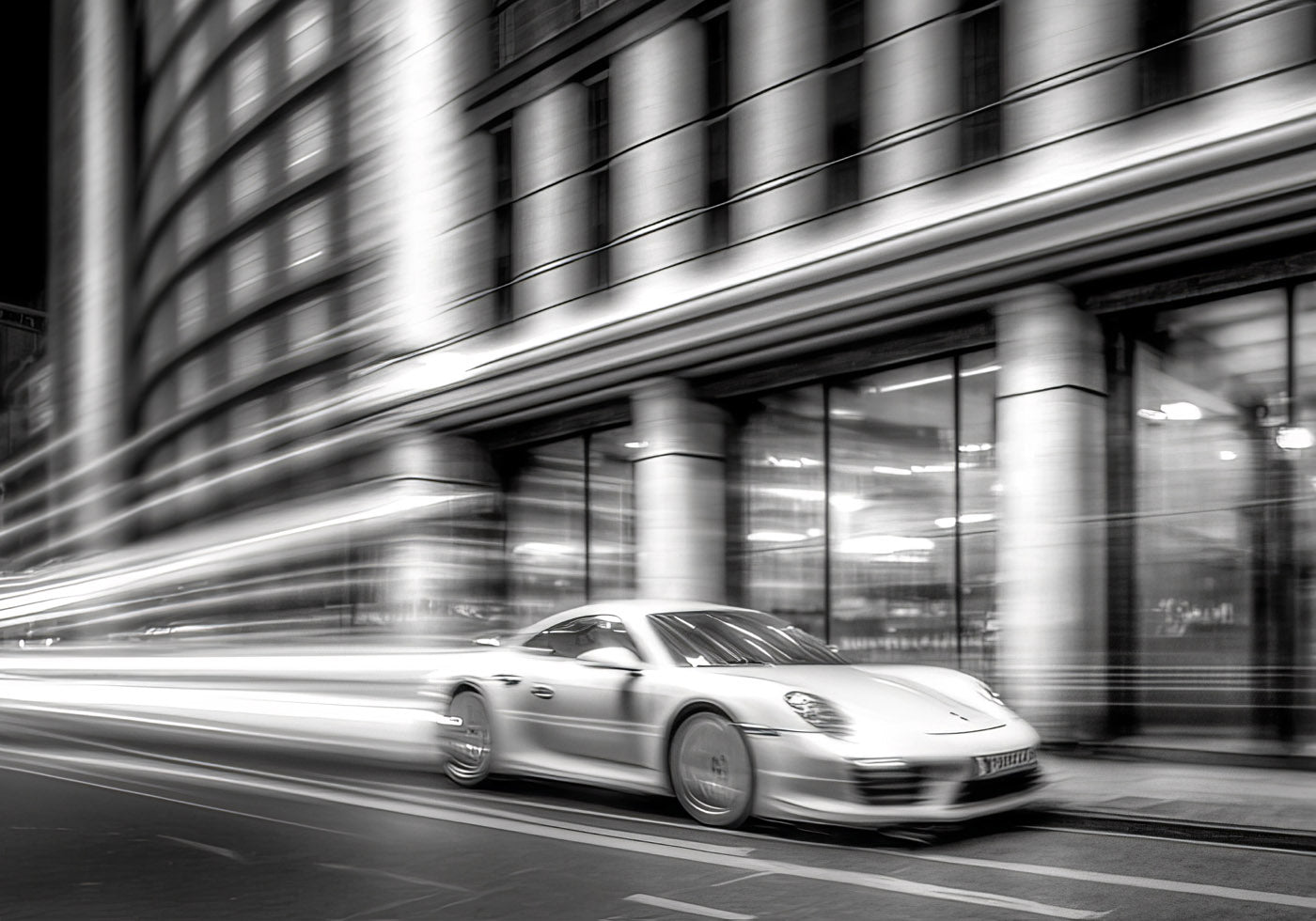 Porsche 911 in Motion Poster - Posterbox.no