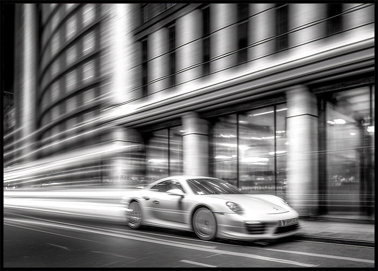 Porsche 911 in Motion Poster - Posterbox.no