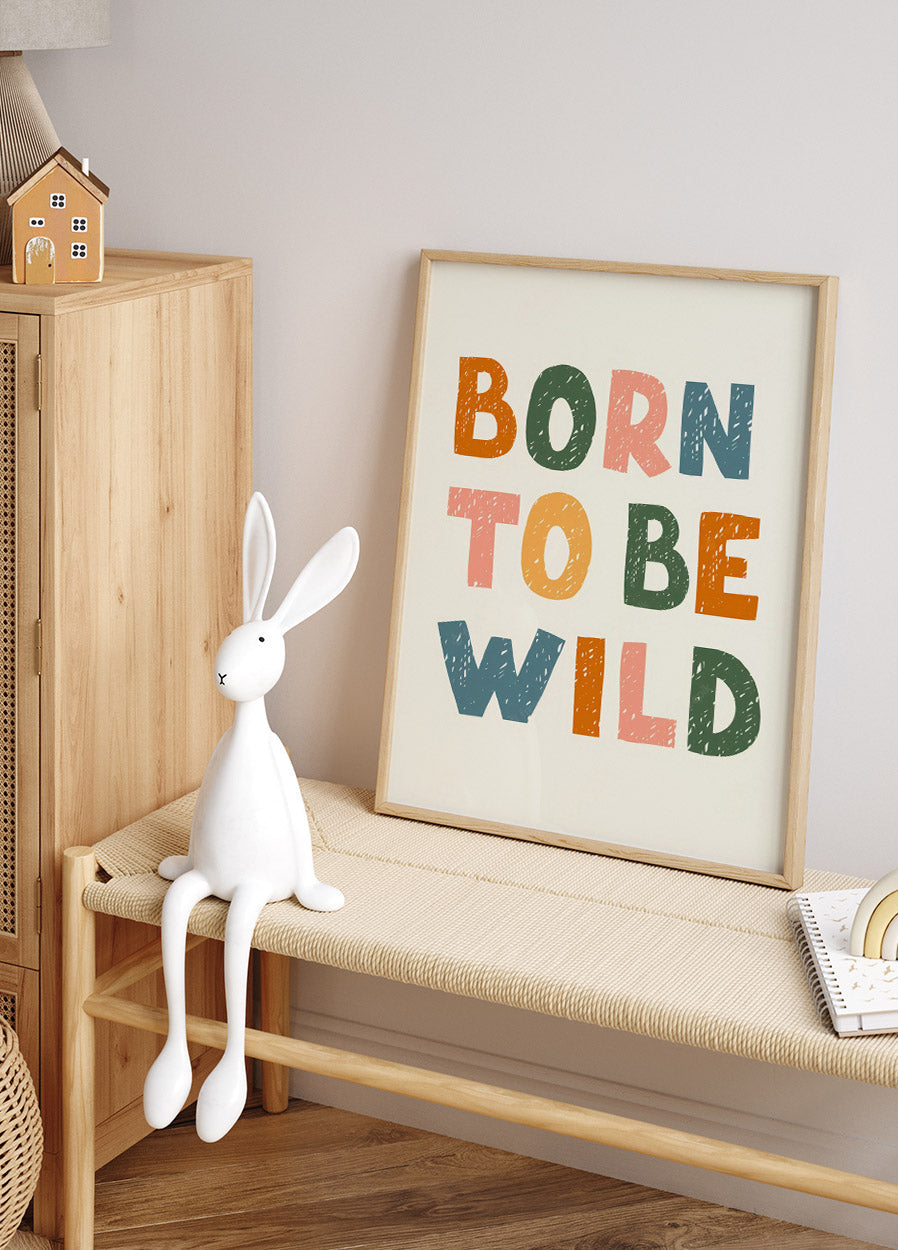 Born Wild Poster - Posterbox.no