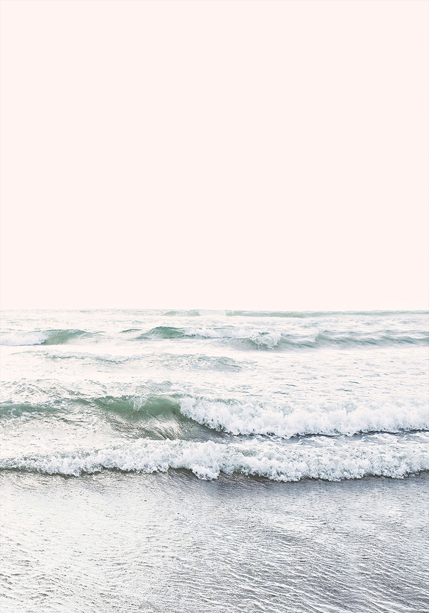 Errötendes Ozean-Poster