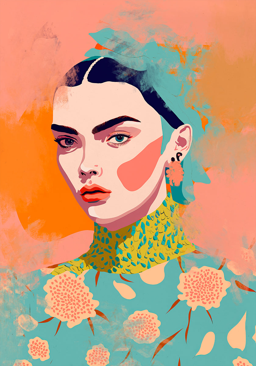 Lebendiges Eleganz-Poster