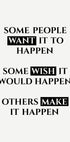 Make it Happen Poster - Posterbox.no