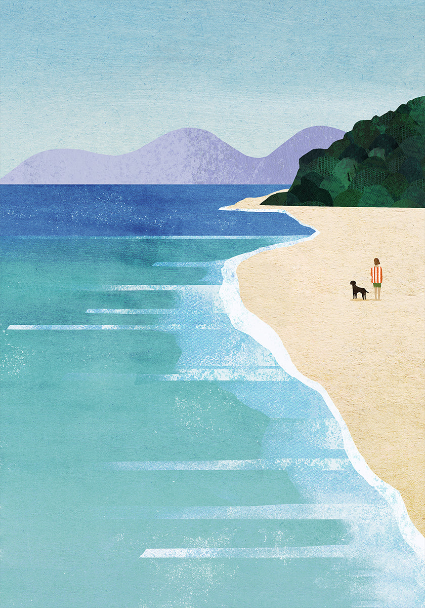 Strandmädchen iii Poster