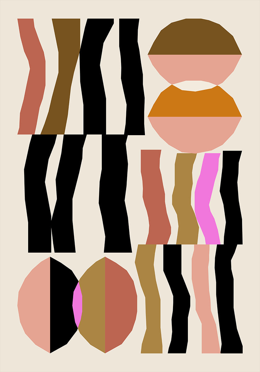 Abstrakte Komposition 26 Poster