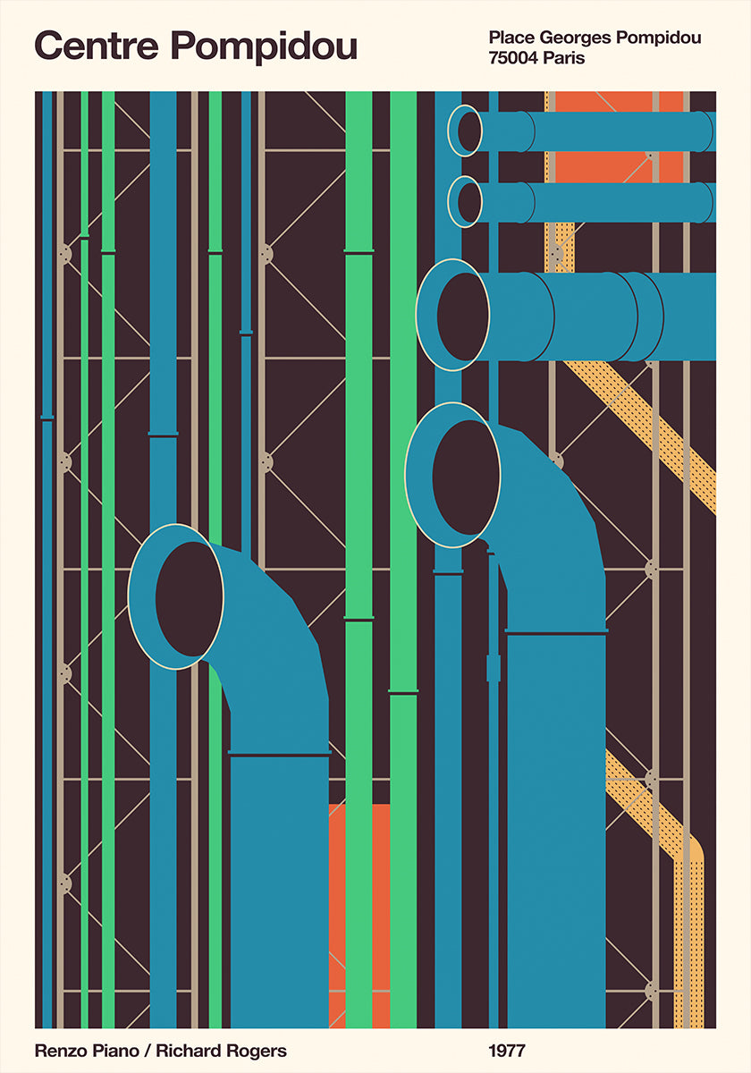 Pompidou-Plakat